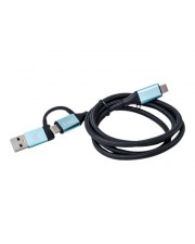 I-Tec USB-C auf Kabel mit integriertem USB 3.0 Adapter 100cm Digital/Daten 1 m (C31USBCACBL)