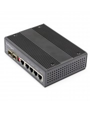 StarTech.com Industrial 5 Port Gigabit Switch 1 Gbps Power over Ethernet RJ-45
