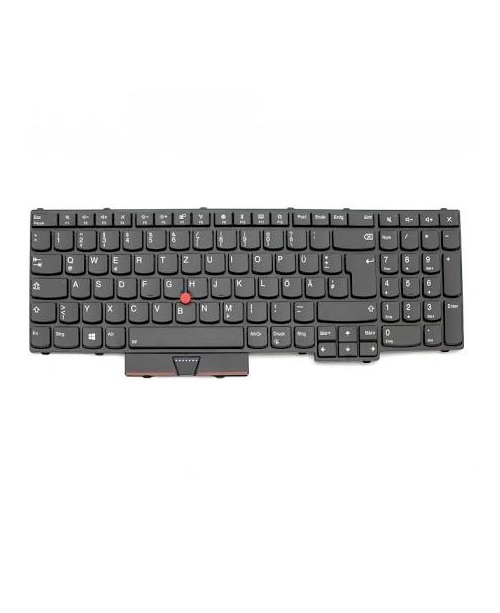 Lenovo Tastatur deutsch DE mit Maus-Stick/Backlight Schwarz Deutschland (PK131311B13)