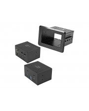 StarTech.com Conference Room Docking Station Universal Laptop Dock 4K HDMI 60W Power Delivery USB Hub GbE Audio In-Table Connectivity Box For Huddle/Boardroom Collaboration Space Teams & Zoom Calls Dockingstation USB-C / 3.0 GigE TAA-konform
