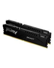Kingston FURY Beast DDR5 Kit 64 GB: 2 x 32 GB DIMM 288-PIN 5600 MHz / PC5-44800 CL40 1.25 V ungepuffert on-die ECC (KF556C40BBK2-64)