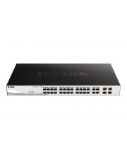 D-Link 24-Port Layer2 PoE Gigabit Smart Managed Switch|green 3.0 24x Switch Glasfaser LWL 1 Gbps Power over Ethernet