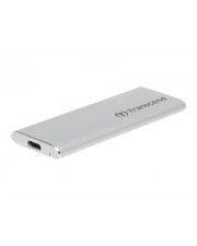 Transcend ESD260C SSD 1 TB extern tragbar USB 3.1 Gen 2 Silber