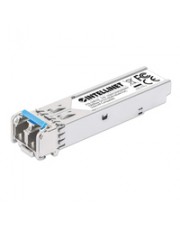 Intellinet Gigabit SFP Mini-GBIC Transceiver fr LWL-Kabel 1000Base-SX LC Multimode-Port 550 Glasfaser LWL 1 Gbps (508742)