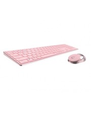 Rapoo Kabelloses Multi-Mode-Deskset 9850M Pink QWERTZ (00215386)