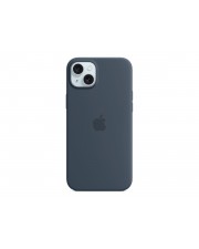 Apple Hintere Abdeckung fr Mobiltelefon kompatibel mit MagSafe Silikon Storm Blue iPhone 15 Plus (MT123ZM/A)