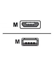 Sharkoon USB-Kabel Micro-USB Typ B M bis USB M 2.0 2 m Schwarz