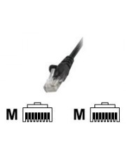 Intellinet Patch-Kabel RJ-45 M bis M 4.9 m SFTP CAT 5e geformt ohne Haken Schwarz
