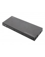 DIGITUS 4K/60Hz HDMI Matrix Switch 4x2 Audio-Extraktor schwarz Schwarz (DS-50305)