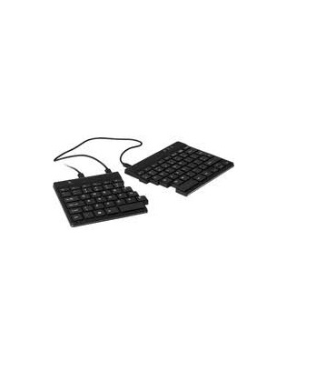R-Go Split Keyboard UK black QWERTY wired. Windows Linux Tastatur Schwarz