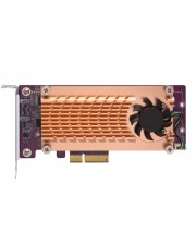 QNAP Speicher-Controller PCIe 3.0 Low-Profile x8 intern (QM2-4P-384)