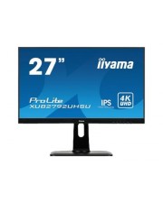 iiyama ProLite LED-Monitor 68,6 cm 27" 26.9" sichtbar 3840 x 2160 4K IPS 300 cd/m² 1000:1 4 ms HDMI DVI DisplayPort Lautsprecher Schwarz (XUB2792UHSU-B1)