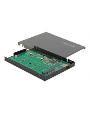 Delock Externes 2.5 Gehuse fr M.2 NVMe PCIe SSD Zubehr Festplatten (42609)