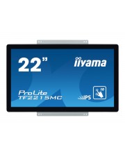 iiyama ProLite LED-Monitor 55,9 cm 22" 21.5" sichtbar offener Rahmen Touchscreen 1920 x 1080 Full HD 1080p IPS 350 cd/m 1000:1 14 ms HDMI VGA DisplayPort Schwarz (TF2215MC-B2)