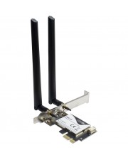 Inter-Tech Wireless+ Bluetooth 5.0 Adapter DMG-35 3000Mbps retail PCI-Express 3.000 Mbps PCI