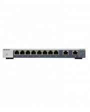 Netgear Switch 8-Port Gigabit Ethernet Smart Managed Plus mit 2-Port 10G/Multi-Gig 1 Gbps Rack-Modul (GS110EMX-100PES)