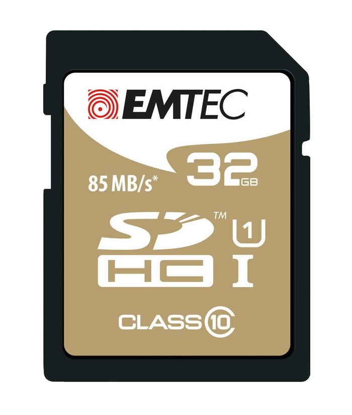 EMTEC Gold+ Flash-Speicherkarte 32 GB Class 10 SDHC (ECMSD32GHC10GP)