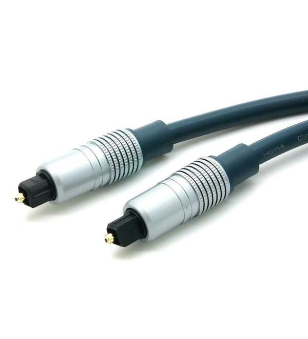 ShiverPeaks 0.50m Audio Anschlusskabel Pro-Serie Toslink Stecker auf Kabel Audio/Multimedia 0,5 m TOS-Link Kupferdraht Glasfaser LWL Schwarz Kupfer Gold Chrom (69006-0.5MHQ)