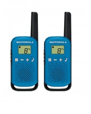 Motorola Solutions Talkabout Funkgert T42 Reichweite von bis zu 4km 16 Kanle Schwarz Blau