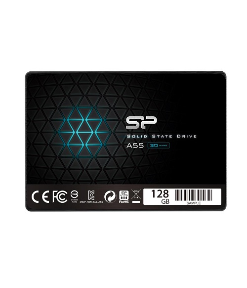 Silicon Power SSD 128 GB 2.5" SATAIII A55 7mm Full Cap Brue Solid State Disk