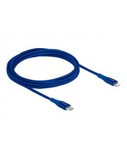 Delock Daten- und Ladekabel USB Type-C zu Lightning fr iPhone iPad iPod blau 2 m Digital/Daten 2 m Blau (85417)