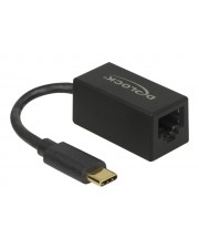 Delock Adapter SuperSpeed USB 3.2 Gen 1 mit Type-C Stecker> Gigabit LAN Digital/Daten Netzwerk (66043)