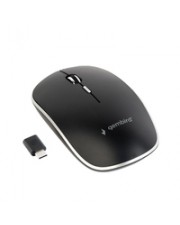 Gembird mouse Ambidextrous RF Wireless+USB Type-C Optical 1600 Maus 1.600 dpi Optisch USB Typ C (MUSW-4BSC-01)