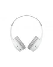 Belkin SoundForm Mini Kopfhrer mit Mikrofon On-Ear Bluetooth kabellos 3,5 mm Stecker wei (AUD002BTWH)