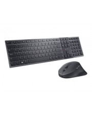 Dell Premier KM900 Tastatur-und-Maus-Set Zusammenarbeit hinterleuchtet kabellos 2,4 GHz Bluetooth 5.1 QWERTY GB Graphite mit 3 Jahre Advanced Exchange-Service (KM900-GR-UK)