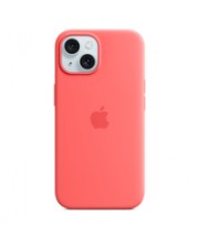 Apple Hintere Abdeckung fr Mobiltelefon kompatibel mit MagSafe Silikon Guave iPhone 15 (MT0V3ZM/A)