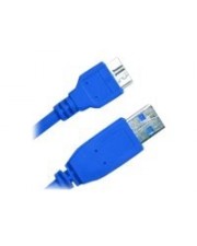 Jou Jye CC 140 USB-Kabel USB Typ A M bis Micro-USB Type B M 3.0 1 m Blau (CC 140-1.0M)
