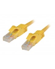 Cables To Go C2G Cat6 Booted Unshielded UTP Network Patch Cable Patch-Kabel RJ-45 M bis M 5 m CAT 6 geformt ohne Haken verseilt Gelb (83470)