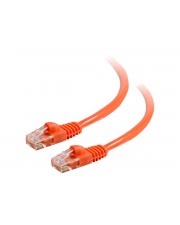 Cables To Go C2G Cat5e Booted Unshielded UTP Network Patch Cable Patch-Kabel RJ-45 M bis M 7 m CAT 5e geformt ohne Haken verseilt orange (83608)
