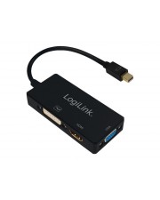LogiLink Videokonverter Mini DisplayPort DVI HDMI VGA (CV0110)
