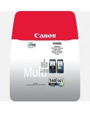 Canon CRG PG-560/CL-561 MULTI BL Ink Value Pack Black & Colour Cartridges Schwarz