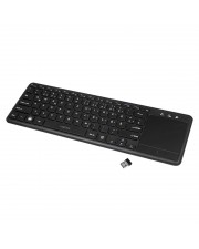 LogiLink Tastatur Wireless mit Touchpad 2,4 GHz schwarz Kabellos (ID0188)