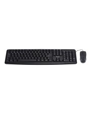 Equip Life Tastatur-und-Maus-Set USB Spanisch Schwarz (245201)