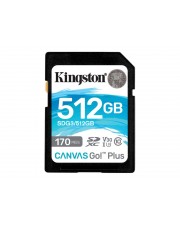 Kingston 512 GB SDXC Canvas Go Plus 170R Extended Capacity SD 512 GB