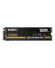 EMTEC Power Pro X300 SSD 128 GB intern M.2 2280 PCIe 3.0 x4 NVMe Gen3 3D NAND 1500MB/s Lesen 500MB/s Schreiben (ECSSD128GX300)