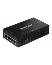 TRENDnet 65W PoE+ Injektor 4-Port Gigabit 1 Gbps Power over Ethernet