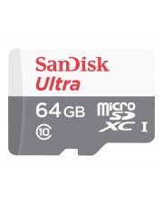 SanDisk 64 GB Ultra microSDXC+SD Adapter High Capacity SD MicroSDHC 64 GB