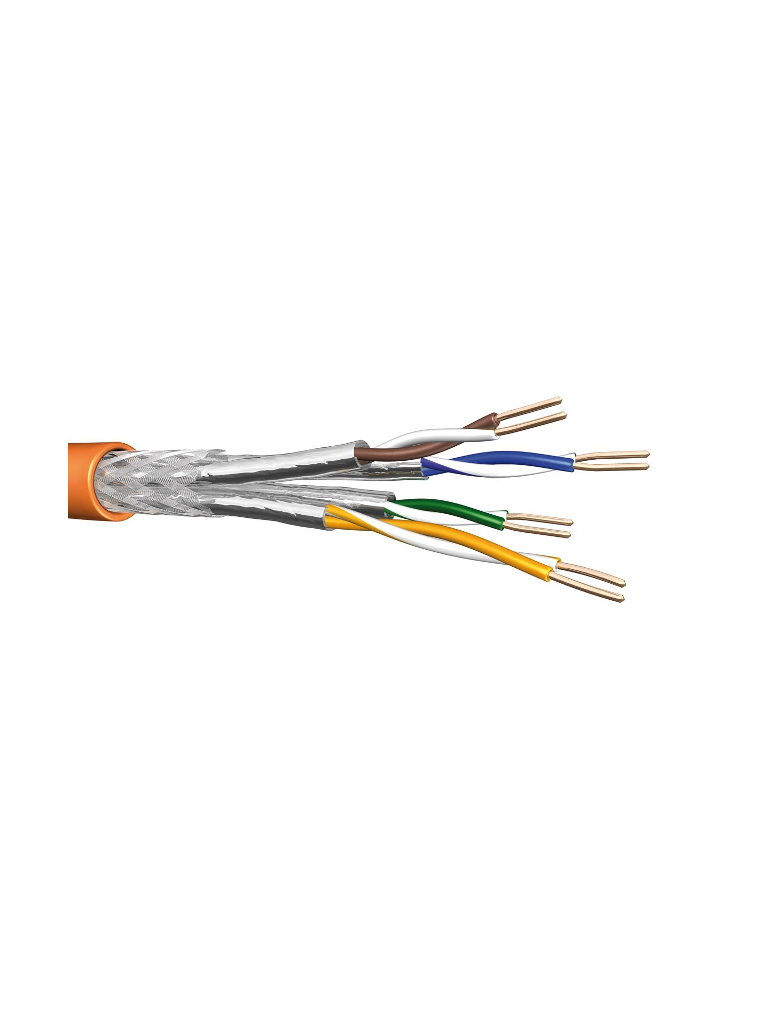 Draka S/FTP-Kabel H AWG 24 Meterware Kabel FTP-Kabel SFTP (1000536-)