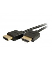 C2G 3ft 4K HDMI Cable Ultra Flexible with Low Profile Connectors HDMI-Kabel M bis M 91,4 cm Doppelisolierung Schwarz (41363)