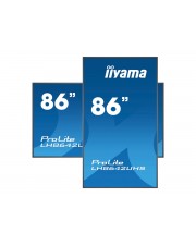 iiyama ProLite 218 cm 86" Diagonalklasse 217 85.6" sichtbar LCD-Display mit LED-Hintergrundbeleuchtung Digital Signage 4K UHD 2160p 3840 x 2160 mattschwarz (LH8642UHS-B3)