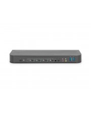 DIGITUS KVM-Switch 4-Port 4K60Hz 4 x DP in 1 x DP/HDMI out Desktop (DS-12890)