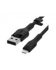 Belkin Boost Charge USB-A to LTG Silicon 2M Black Digital/Daten 2 m (CAA008BT2MBK)