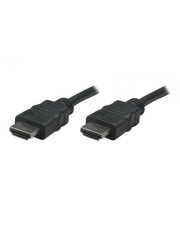 Manhattan HDMI-Kabel HDMI M bis M 1.8 m abgeschirmt Schwarz