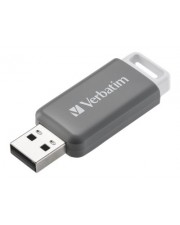 Verbatim DataBar USB 2.0 128 GB Grey USB-Stick Grau (49456)