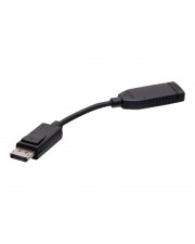 C2G DisplayPort to HDMI Dongle Adapter Converter Adapterkabel mnnlich geltet zu weiblich Schwarz geformt 4K Untersttzung (C2G30036)