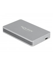 Delock USB4 40 Gbps Gehuse fr 1 x M.2 NVMe SSD werkzeugfrei (42018)